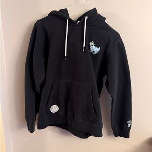 GOAT USA Black Pullover Hoodie Small Embroidered Logo